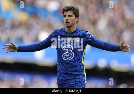 Londres, Angleterre, 13th mars 2022. Mason Mount de Chelsea lors du match de la première Ligue au Stamford Bridge, Londres. Le crédit photo devrait se lire: Paul Terry / Sportimage Banque D'Images