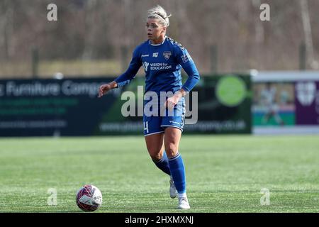 DURHAM, ROYAUME-UNI. 13th MARS Becky Salicki de Durham Women lors du match de championnat féminin de la FA entre Durham Women FC et Coventry se sont Unis au château de Maiden, à Durham City, le dimanche 13th mars 2022. (Credit: Mark Fletcher | MI News) Credit: MI News & Sport /Alay Live News Banque D'Images