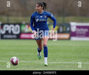 DURHAM, ROYAUME-UNI. 13th MARS Lauren Briggs of Durham Women lors du match de championnat féminin de la FA entre Durham Women FC et Coventry United au château de Maiden, à Durham City, le dimanche 13th mars 2022. (Credit: Mark Fletcher | MI News) Credit: MI News & Sport /Alay Live News Banque D'Images