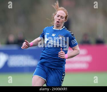 DURHAM, ROYAUME-UNI. 13th MARS Durham Women's Kathryn Hill lors du match de championnat féminin de la FA entre Durham Women FC et Coventry United au château de Maiden, à Durham City, le dimanche 13th mars 2022. (Credit: Mark Fletcher | MI News) Credit: MI News & Sport /Alay Live News Banque D'Images