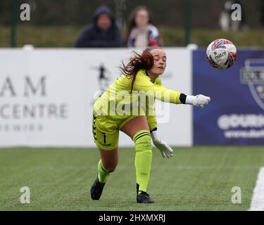 DURHAM, ROYAUME-UNI. 13th MARS Naoisha McAloon de Durham Women lors du match de championnat féminin de la FA entre Durham Women FC et Coventry United au château de Maiden, à Durham City, le dimanche 13th mars 2022. (Credit: Mark Fletcher | MI News) Credit: MI News & Sport /Alay Live News Banque D'Images