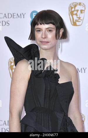 Londres, Angleterre, le 13 mars 2022. Jessie Buckley assistait aux EE British Academy film Awards 2022 (BAFTA) au Royal Albert Hall de Londres, en Angleterre, le 13 mars 2022. Photo d'Aurore Marechal/ABACAPRESS.COM crédit: Abaca Press/Alay Live News Banque D'Images