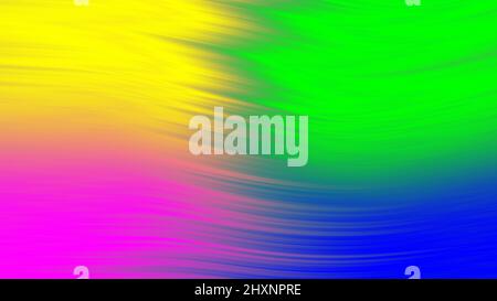 Arrière-plan abstrait de couleur psychédélique. Peinture liquide coulant dans les couleurs sur une surface brillante. Décor spectaculaire et lumineux. Illustration de haute qualité Banque D'Images