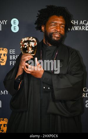 Londres, Royaume-Uni - 13 mars 2022. Quest Love arrive aux Prix du film de l'EE British Academy 75th, After Party, Arrivals, Grosvenor House, Londres, Royaume-Uni - 13 mars 2022. Crédit : Picture Capital/Alamy Live News Banque D'Images