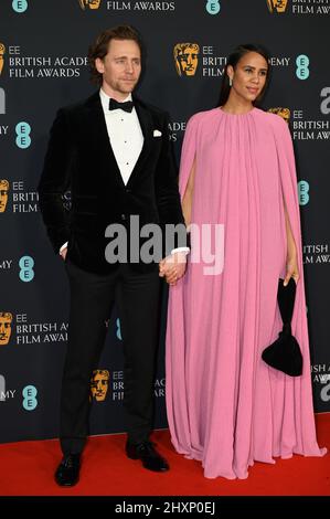 Londres, Royaume-Uni - 13 mars 2022. Zawe Ashton et Tom Hiddleston arrivent aux Prix du film de l'EE British Academy 75th, After Party, Arrivals, Grosvenor House, Londres, Royaume-Uni - 13 mars 2022. Crédit : Picture Capital/Alamy Live News Banque D'Images