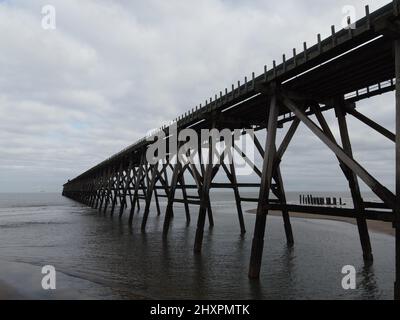 Steetley Pier, Hartlepool, comté de Durham Banque D'Images