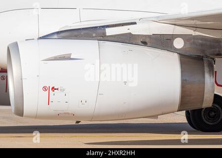Moteur cfm Eurowings Airbus A319-132 D-AGWF Banque D'Images