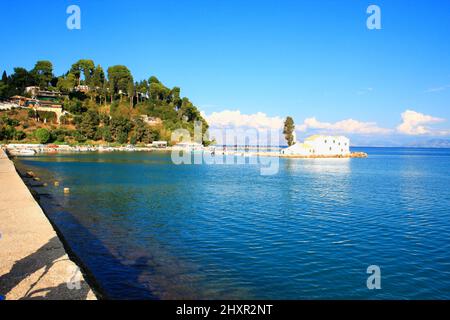 Église sur l'île de Corfou en Grèce Banque D'Images