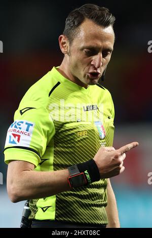 Bergame, Italie. 13th mars 2022. L'arbitre Rosario Abisso pendant Atalanta BC vs Gênes CFC, football italien série A match à Bergame, Italie, Mars 13 2022 crédit: Agence de photo indépendante/Alamy Live News Banque D'Images
