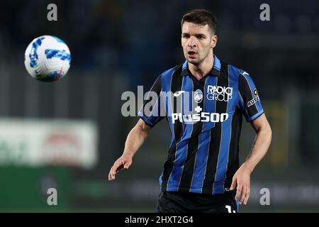 Bergame, Italie. 13th mars 2022. Berat Djimsiti (Atalanta BC) pendant Atalanta BC vs Gênes CFC, football italien série A match à Bergame, Italie, Mars 13 2022 crédit: Agence de photo indépendante/Alamy Live News Banque D'Images