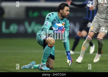 Bergame, Italie. 13th mars 2022. Salvatore Sirigu (Gênes CFC) pendant Atalanta BC vs Gênes CFC, football italien série A match à Bergame, Italie, Mars 13 2022 crédit: Independent photo Agency/Alay Live News Banque D'Images