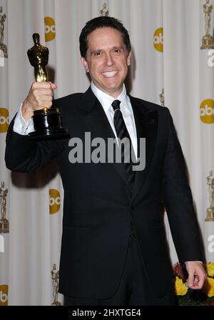 Lee Unkrich dans la salle de presse des Academy Awards 83rd au Kodak Theatre de Los Angeles. Banque D'Images