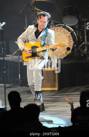 John Mellencamp se produit en direct lors de son « No Better This Tour » au Durham Performing Arts Center, en Caroline Banque D'Images