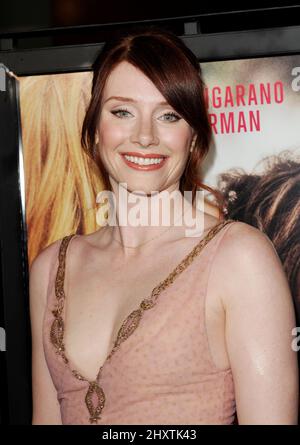 Bryce Dallas Howard lors de la première « cérémonie », Los Angeles, Californie Banque D'Images