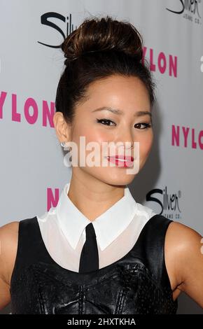 Jamie Chung lors de la soirée anniversaire 12th du MAGAZINE NYLON avec la distribution « Cucker Punch » à Tru Hollywood, en Californie Banque D'Images