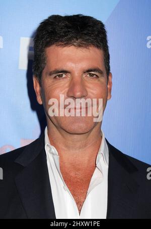 Simon Cowell assiste à la soirée de présentation de FOX Programming 2011 à la Winllman Rink à Central Park le 16 mai 2011 à New York. Banque D'Images