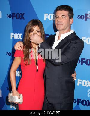 Paula Abdul et Simon Cowell assistent au Fox Programming Presentation Post Party 2011 au Wollman Rink à Central Park le 16 mai 2011 à New York. Banque D'Images