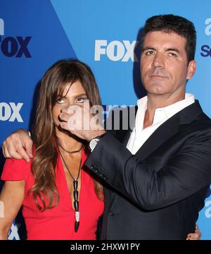 Paula Abdul et Simon Cowell assistent au Fox Programming Presentation Post Party 2011 au Wollman Rink à Central Park le 16 mai 2011 à New York. Banque D'Images