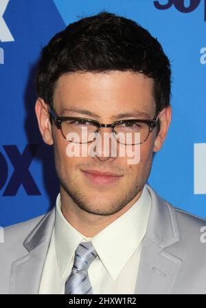 Cory Monteith participe à la soirée de présentation de FOX Programming 2011 à la Wollman Rink à Central Park le 16 mai 2011 à New York. Banque D'Images