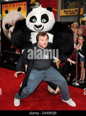 Jack Black à la première de 'Kung Fu Panda 2' qui s'est tenue au théâtre chinois de Grauman à Los Angeles. Banque D'Images
