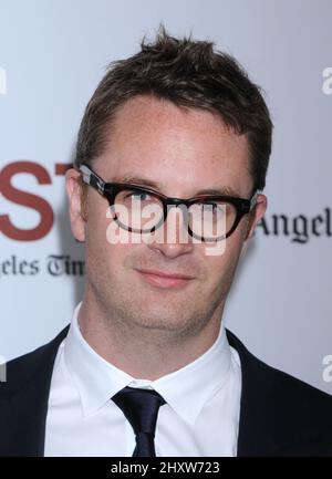 Nicolas Winding Refn assiste à une projection spéciale de Drive lors du Festival du film de Los Angeles 2011, qui s'est tenu au Regal Cinemas LA Live Stadium 14, à Los Angeles, en Californie. Banque D'Images