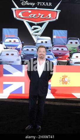 Eddie Izzard à la première mondiale de Cars 2 au théâtre El Capitan de Los Angeles, en Californie. Banque D'Images