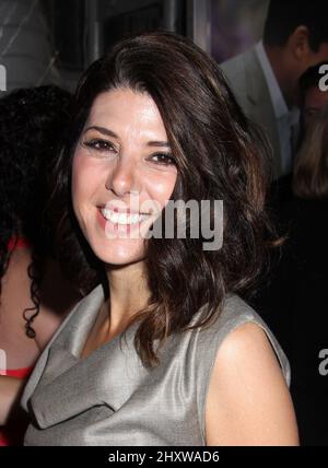 Marisa Tomei participe à la première mondiale « Crazy, stupides, Love » qui s'est tenue au théâtre Ziegfeld à New York, aux États-Unis. Banque D'Images