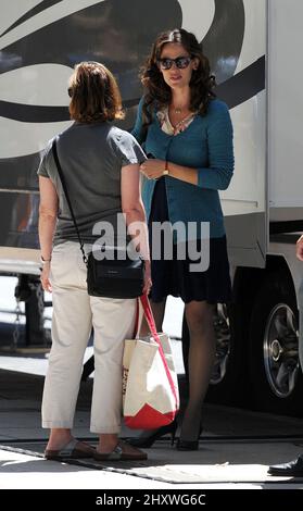 Jennifer Garner sur l'ensemble de 'The Odd Life of Timothy Green' tenu au campus de l'UCLA à Westwood, CA. Banque D'Images