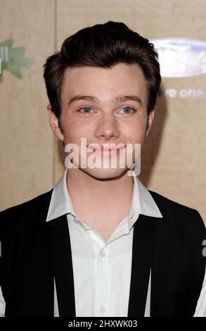 Chris Colfer arrive à la fête annuelle de l'Eco-Casino Fox Fall 7th à Culver City, en Californie. Banque D'Images