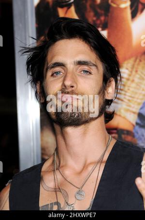 Tyson Ritter, de tous les rejets américains participant à la première « Footlose » tenue au Regency Village Theatre de Los Angeles, États-Unis. Banque D'Images