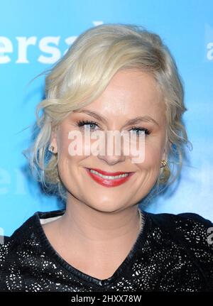 Amy Poehler participe à la NBC Universal Press Tour All-Star Party qui s'est tenue à l'Athenaeum de Pasadena, aux États-Unis. Banque D'Images