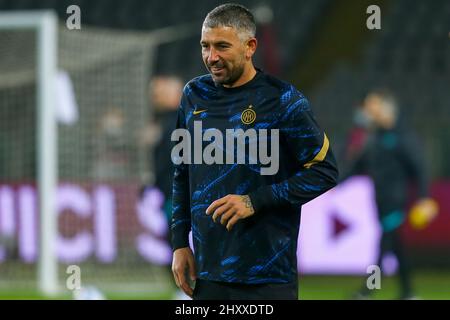 TURIN, ITALIE, LE 13 MARS 2022. Aleksandar Kolarov du FC Internazionale Milano pendant la série Un match entre le FC Torino et le FC Internazionale Milano à Banque D'Images