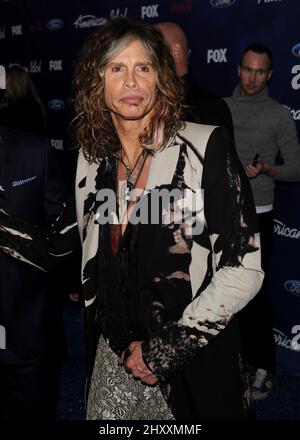 Steven Tyler pendant le parti américain Idol Top Finalists Party tenu à The Grove, Californie Banque D'Images