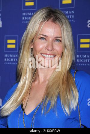 Chelsea Handler participe au gala de Los Angeles de la campagne des droits de la personne 2012, qui s'est tenu au Ritz Carlton JW Marriott L.A. Vivre à Los Angeles, Etats-Unis. Banque D'Images