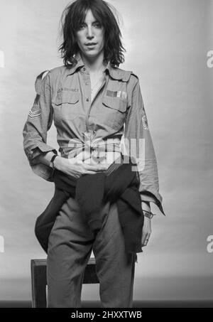 Patti Smith Photoshoot, studio Berenstraat, Amsterdam Banque D'Images