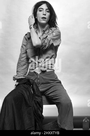 Patti Smith Photoshoot, studio Berenstraat, Amsterdam Banque D'Images