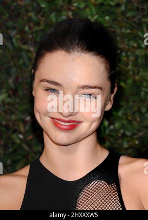 Miranda Kerr participe à la première mondiale vidéo « My Valentine » réalisée par Paul McCartney dans le cadre de son nouvel album, Kisses on the Bottom, qui a eu lieu dans le magasin Stella McCartney de Los Angeles, aux États-Unis. Banque D'Images