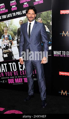 Joe Manganiello participe à la première de Los Angeles, au Grauman's Chinese Theatre. Banque D'Images