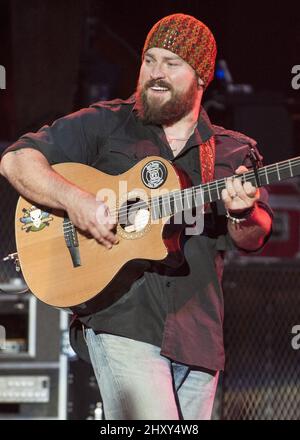 La visite du Zac Brown Band 2012 s'arrête au Time Warner Cable Music Pavilion. Banque D'Images