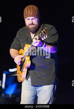 La visite du Zac Brown Band 2012 s'arrête au Time Warner Cable Music Pavilion. Banque D'Images