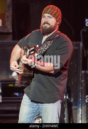 La visite du Zac Brown Band 2012 s'arrête au Time Warner Cable Music Pavilion. Banque D'Images