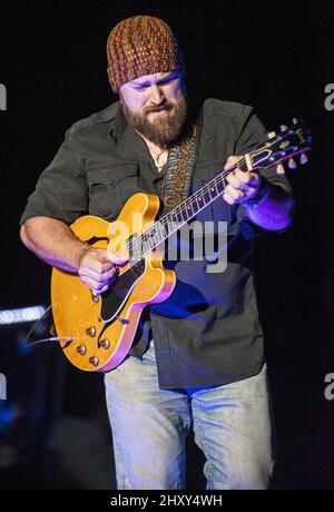 La visite du Zac Brown Band 2012 s'arrête au Time Warner Cable Music Pavilion. Banque D'Images