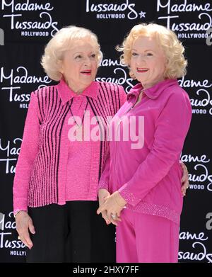 Betty White dévoile sa toute première figurine de cire à Madame Tussauds Hollywood, Californie Banque D'Images