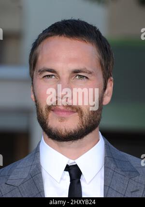 Taylor Kitsch assiste à la première mondiale de « âges » qui s'est tenue au Mann Village Theatre, Westwood, Californie. Banque D'Images