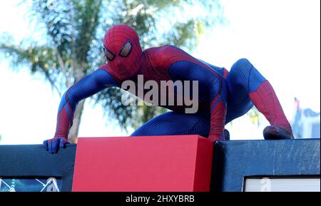 28 juin 2012 Hollywood, ca. Spiderman « The Amazing Spider-Man », première de Los Angeles au Grauman's Chinese Theatre Banque D'Images