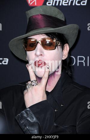 Marilyn Manson participe au Sunset Strip Music Festival VIP Party, Californie. Banque D'Images