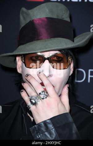 Marilyn Manson participe au Sunset Strip Music Festival VIP Party, Californie. Banque D'Images