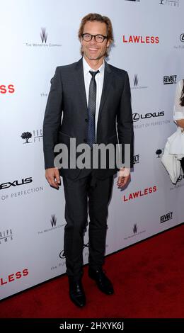 Guy Pearce participe à la première « Lawless » qui s'est tenue à l'ArcLight, Los Angeles. Banque D'Images