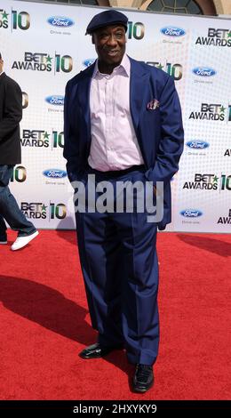 Michael Clarke Duncan participant aux BET Awards 2010 qui se tiennent à l'Auditorium Shrine. Banque D'Images