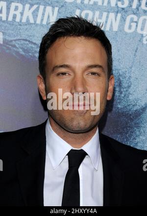 Ben Affleck participe à la première « Argo » de Los Angeles qui a eu lieu à l'Academy of Motion Picture Arts and Sciences, Californie. Banque D'Images